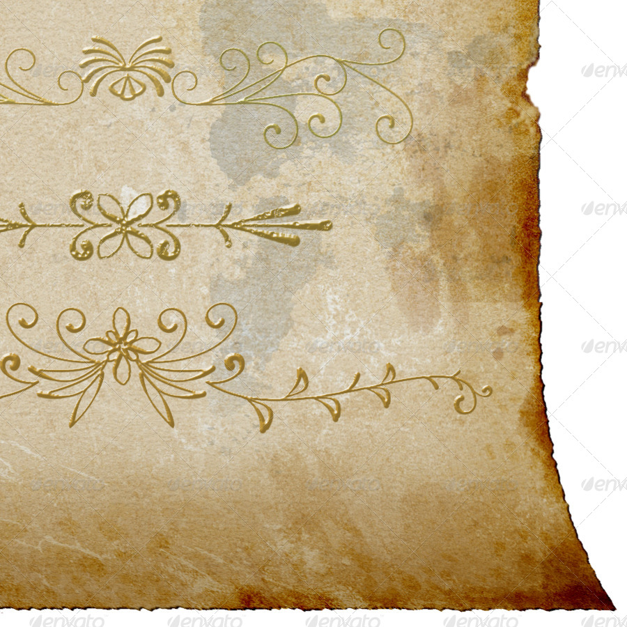 Parchment Scroll. Old Manuscript Paper, Graphics GraphicRiver